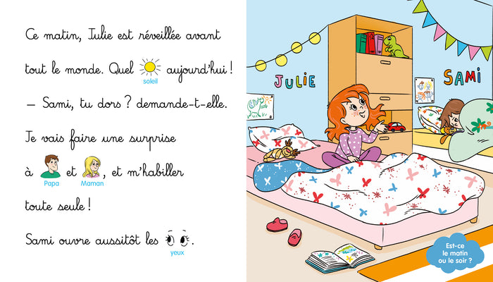 Julie s'habille toute seule