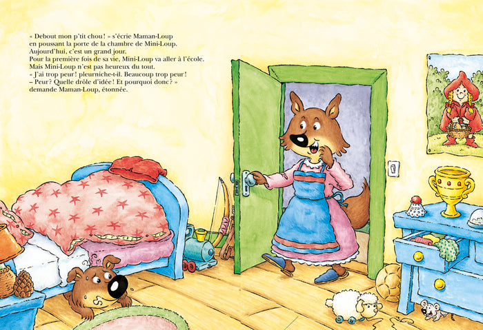 Mini-Loup à l'école