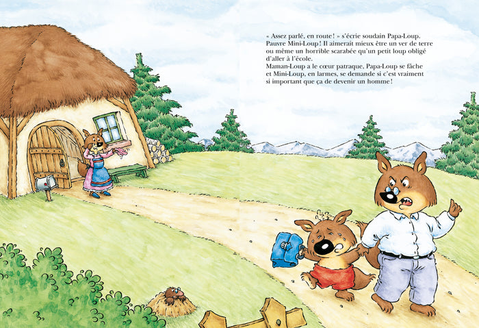 Mini-Loup à l'école