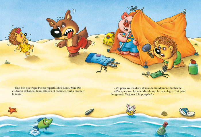 Mini-Loup en vacances