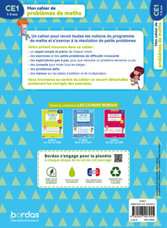 Mon cahier de problèmes de maths CE1