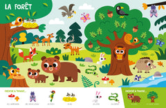 Le Cherche et Touche de mes 2 ans : la nature – Un grand cherche-et-trouve avec des matières à toucher – Dès 2 ans