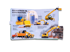 Un livre tout animé - Tracteurs et pelleteuses