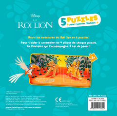 Le Roi Lion - Mon Petit Livre Puzzle - 5 puzzles 9 pièces