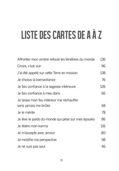 Elève tes vibrations - Cartes énergétiques