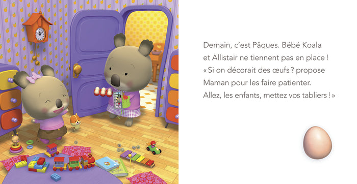 Bébé Koala - Les oeufs de Pâques