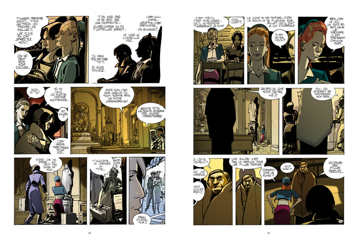 Deux passantes dans la nuit - Arlette