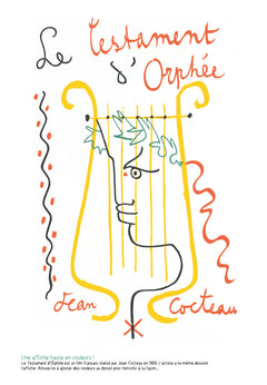 Cahier de coloriage Jean Cocteau