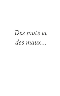 Des mots et des maux