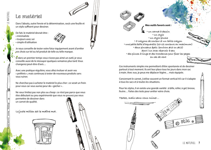 Dessiner un carnet de voyage