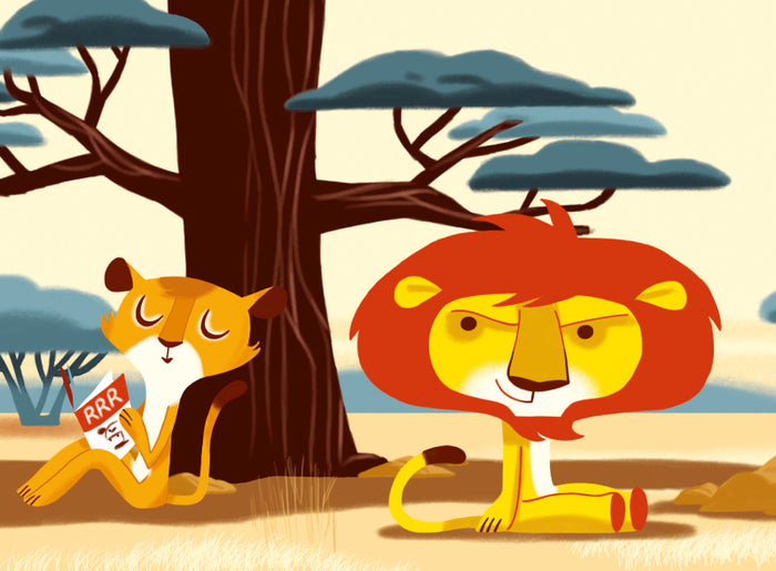 L'histoire du lion qui ne savait pas compter