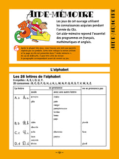 Jouer pour réviser - Du CE2 au CM1 - Cahier de vacances 2024