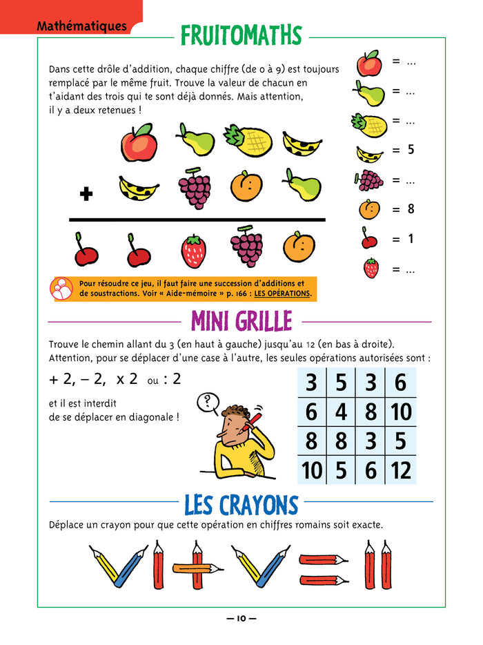 Jouer pour réviser - De la 6e à la 5e - Cahier de vacances 2024