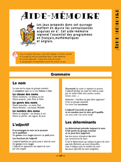 Jouer pour réviser - De la 6e à la 5e - Cahier de vacances 2024