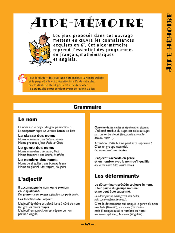 Jouer pour réviser - De la 6e à la 5e - Cahier de vacances 2024