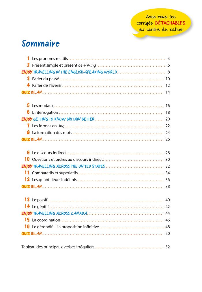 Passeport - Anglais - De la 2de à la 1re - Cahier de vacances 2024