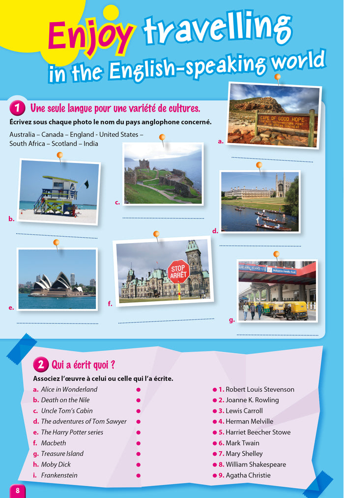 Passeport - Anglais - De la 2de à la 1re - Cahier de vacances 2024