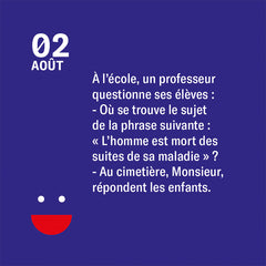 Calendrier Jour après jour - Blagues marrantes