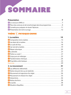 Réussir mon CRPE Sciences et technologie 2e épreuve d'admissibilité L3 écrit 2027