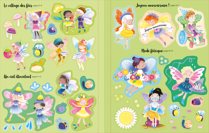 Les fées - Premiers autocollants