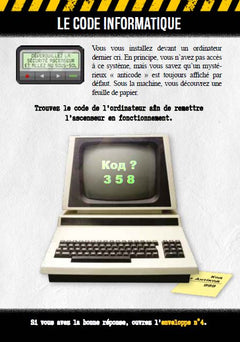 ESCAPE GAME Panique à Tchernobyl