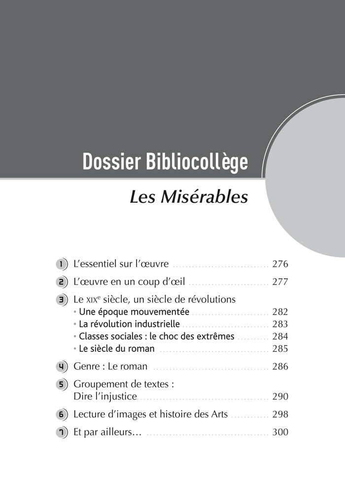 Bibliocollège - Les Misérables, Victor Hugo