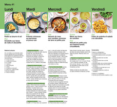 Organiseur menu en 2h tome 2: Nouveaux menus