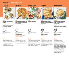 Organiseur menu en 2h tome 2: Nouveaux menus
