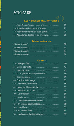 16 contes d'autohypnose pour attirer l'abondance, la chance, l'amour et la créativité