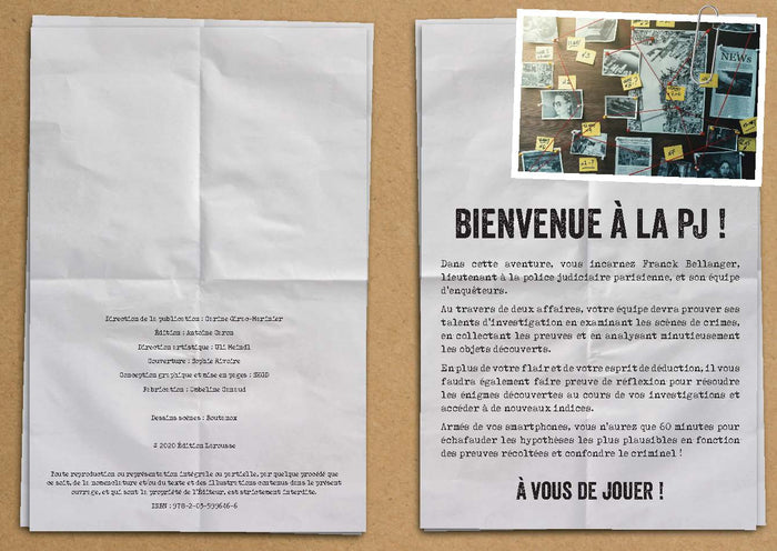 In'scape Game Enquête au 36 quai des Orfèvres