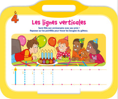 Sami et Julie - Ardoise Je dessine mes premiers tracés 3-4 ans