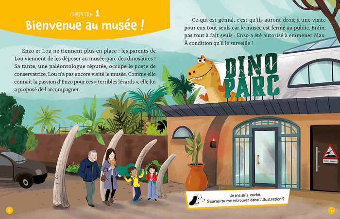 Mon roman énigme - Mes premières enquêtes - Le musée des dinosaures