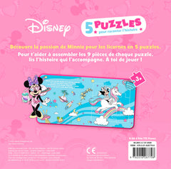 Minnie - Mon petit livre puzzle - Spécial licorne