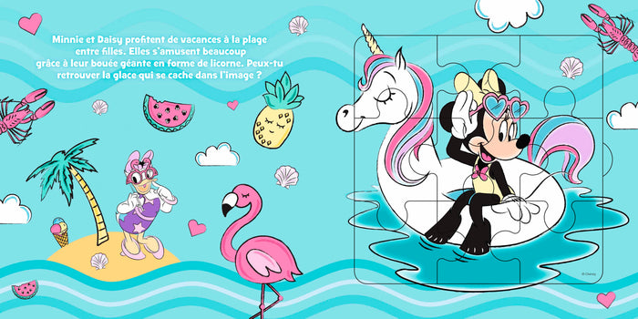 Minnie - Mon petit livre puzzle - Spécial licorne