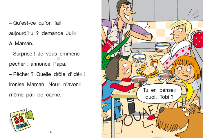 Sami et Julie CP niveau 3 - Sami à la pêche