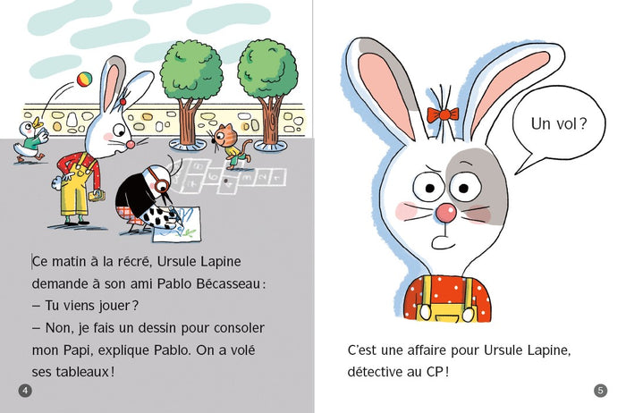 Ursule Lapine, détective au CP : Les tableaux de Pablo