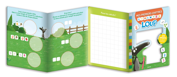 Mes premiers chiffres aimantés Loup