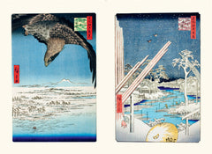 Hiroshige Cent vues célèbres d'Edo (coffret)