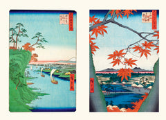 Hiroshige Cent vues célèbres d'Edo (coffret)