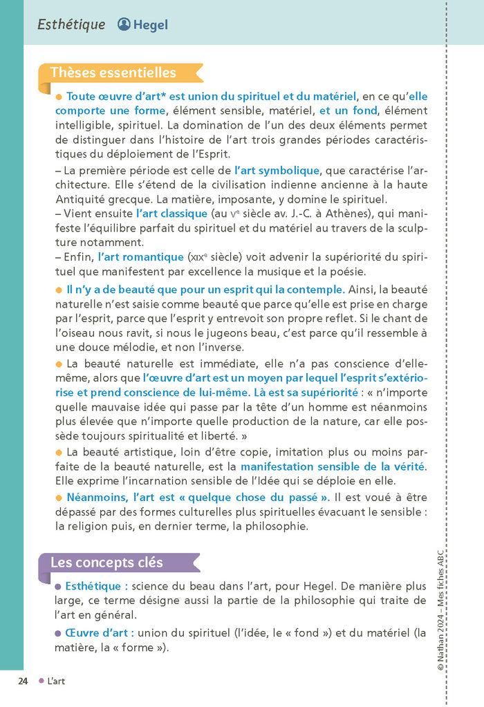 Philosophie Terminale