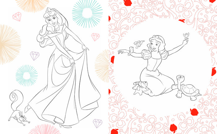 Mes Coloriages de Rêve - Les Princesses et leurs amis