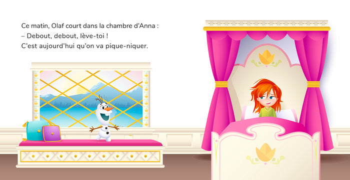 Olaf prépare un pique-nique