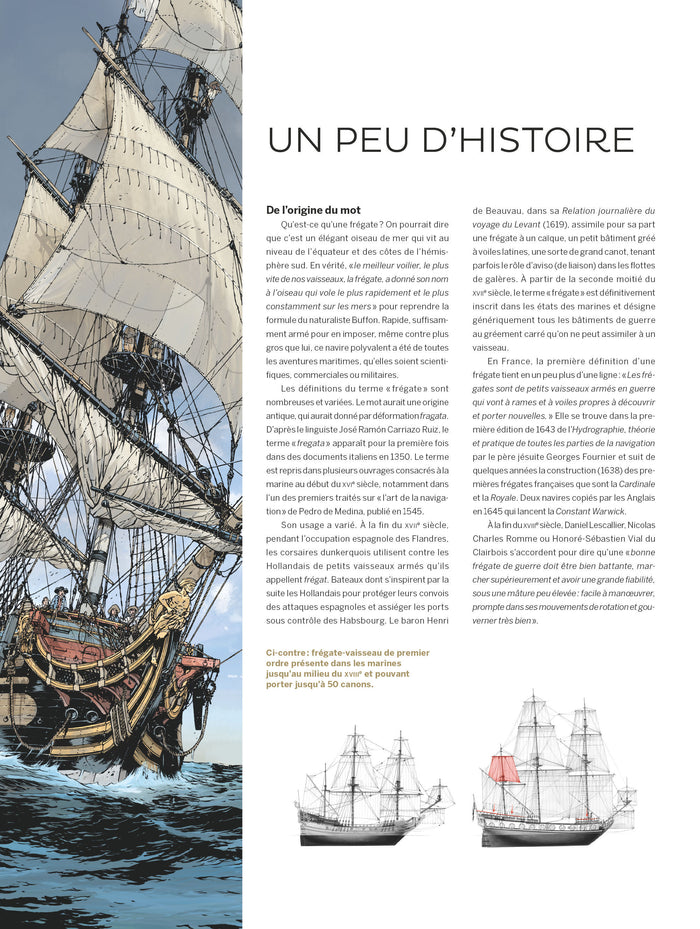 A bord des frégates