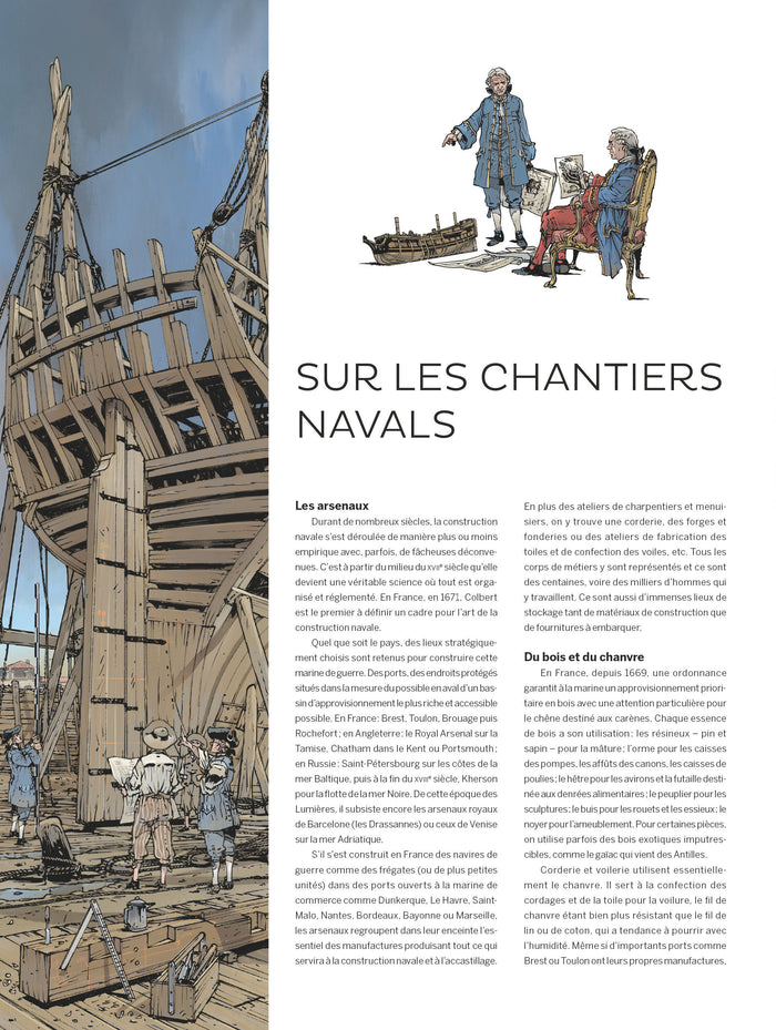 A bord des frégates