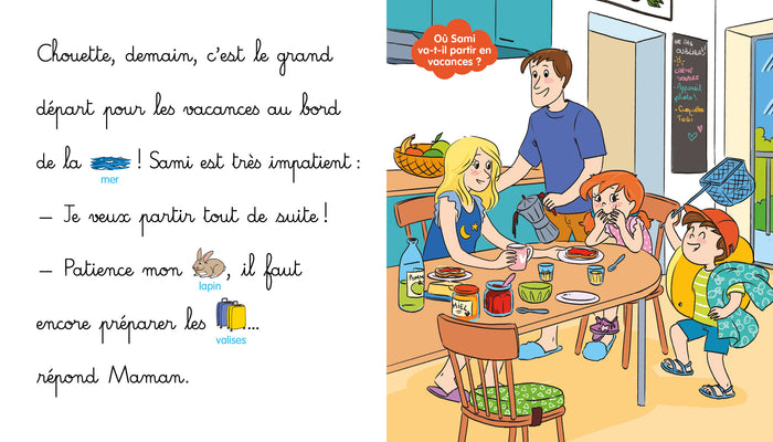 Les histoires de P'tit Sami Maternelle (3-5 ans) : Sami et Julie partent en vacances