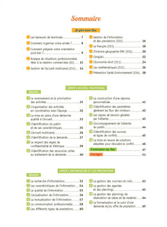 Toutes les matières - Bac Pro Métiers de l'Accueil - Réflexe - Bac 2025