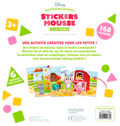 Disney Baby - Pochette Mes Premières Activités - Les Animaux de la ferme - Stickers mousse