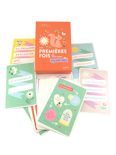 Les premières fois de mon bébé avec cartes étapes