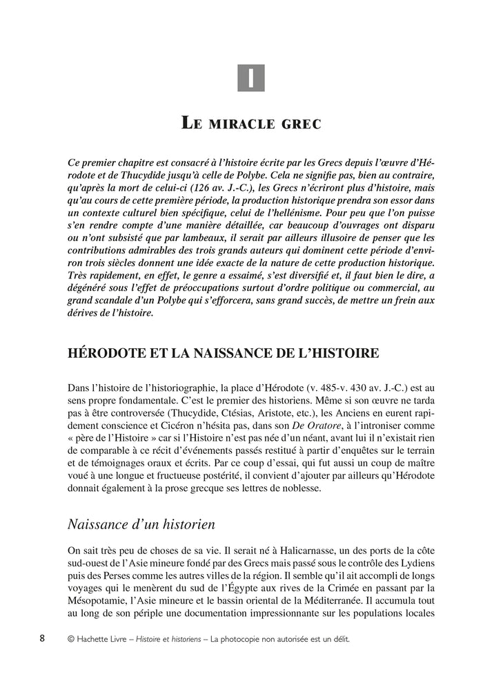 Histoire et Historiens