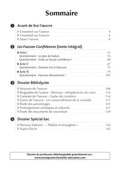 Bibliolycée - Les Fausses confidences